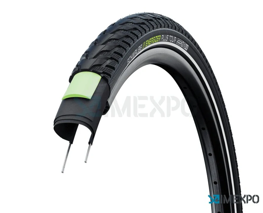 Schwalbe plášť ENERGIZER PLUS TOUR 37/40/44/47/50/55-622 Addix Performance GreenGuard černá+ reflexní pruh