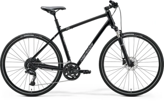 MERIDA CROSSWAY 300 Glossy Black(Silver) vel. L