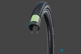 Schwalbe plášť Marathon Green 28/32/37/40/44/47-622 Addix Eco GreenGuard reflexní pruh