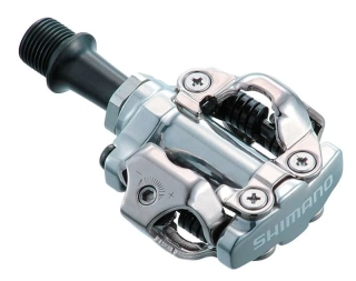 pedály MTB SPD PDM540 se zarážkami, stříbrné